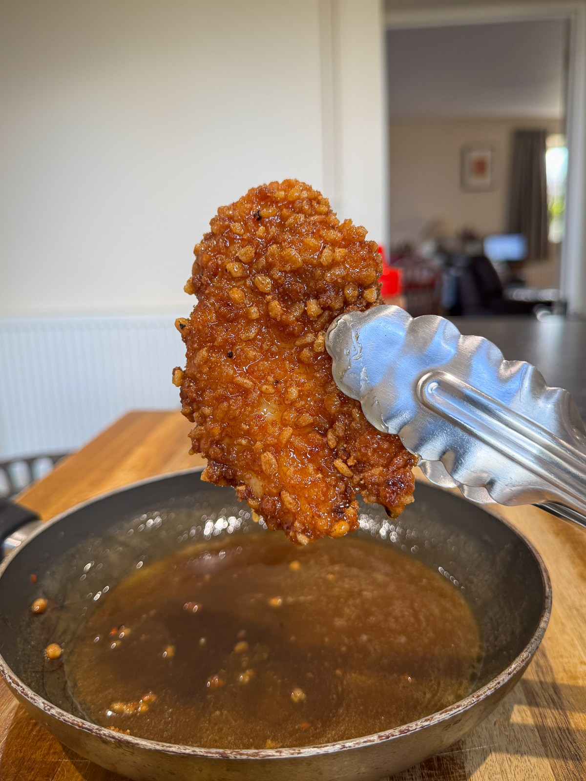 JD's hot honey glazed chicken tender