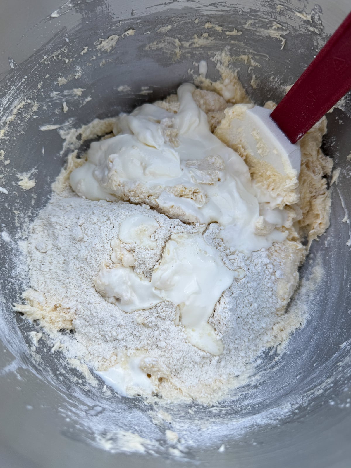 sour cream in cake batter