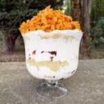 apple cornflake custard trifle