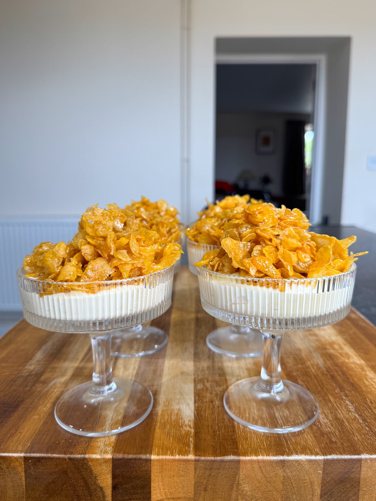golden syrup cornflake topping
