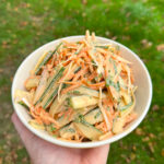 Asian style cucumber slaw