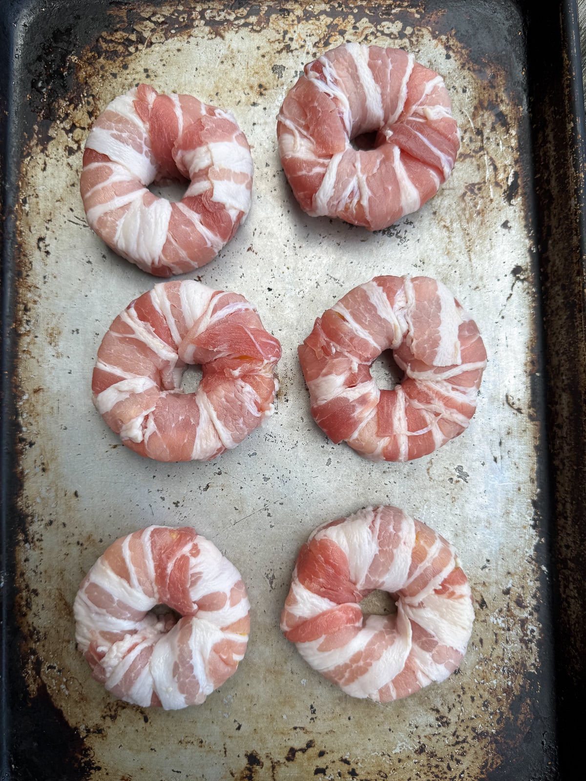 bacon wrapped pineapple rings