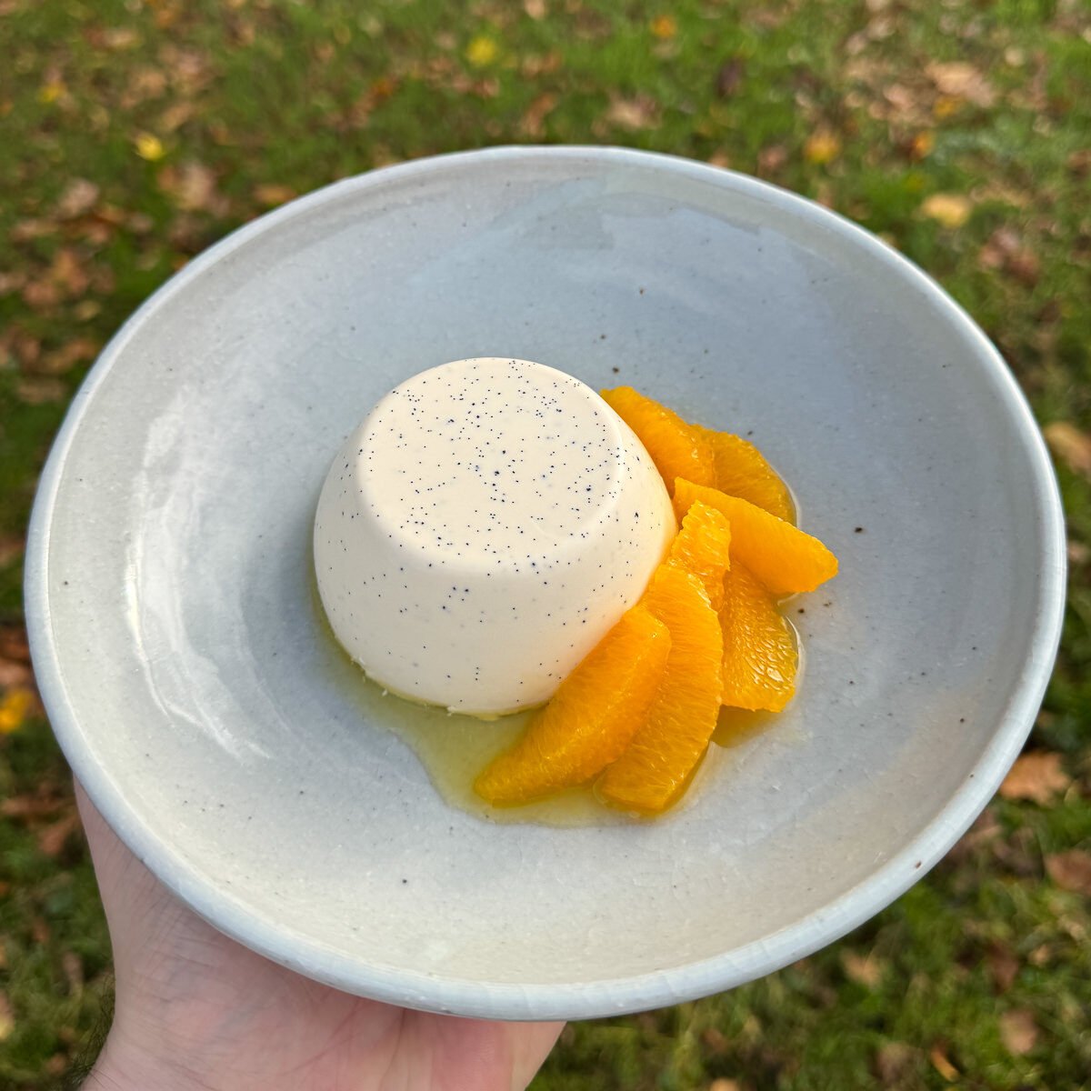 Baileys vanilla panna cottas