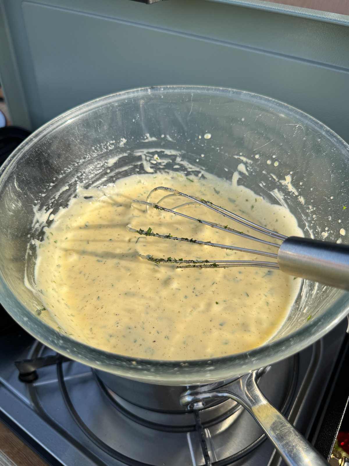 bain marie bearnaise method