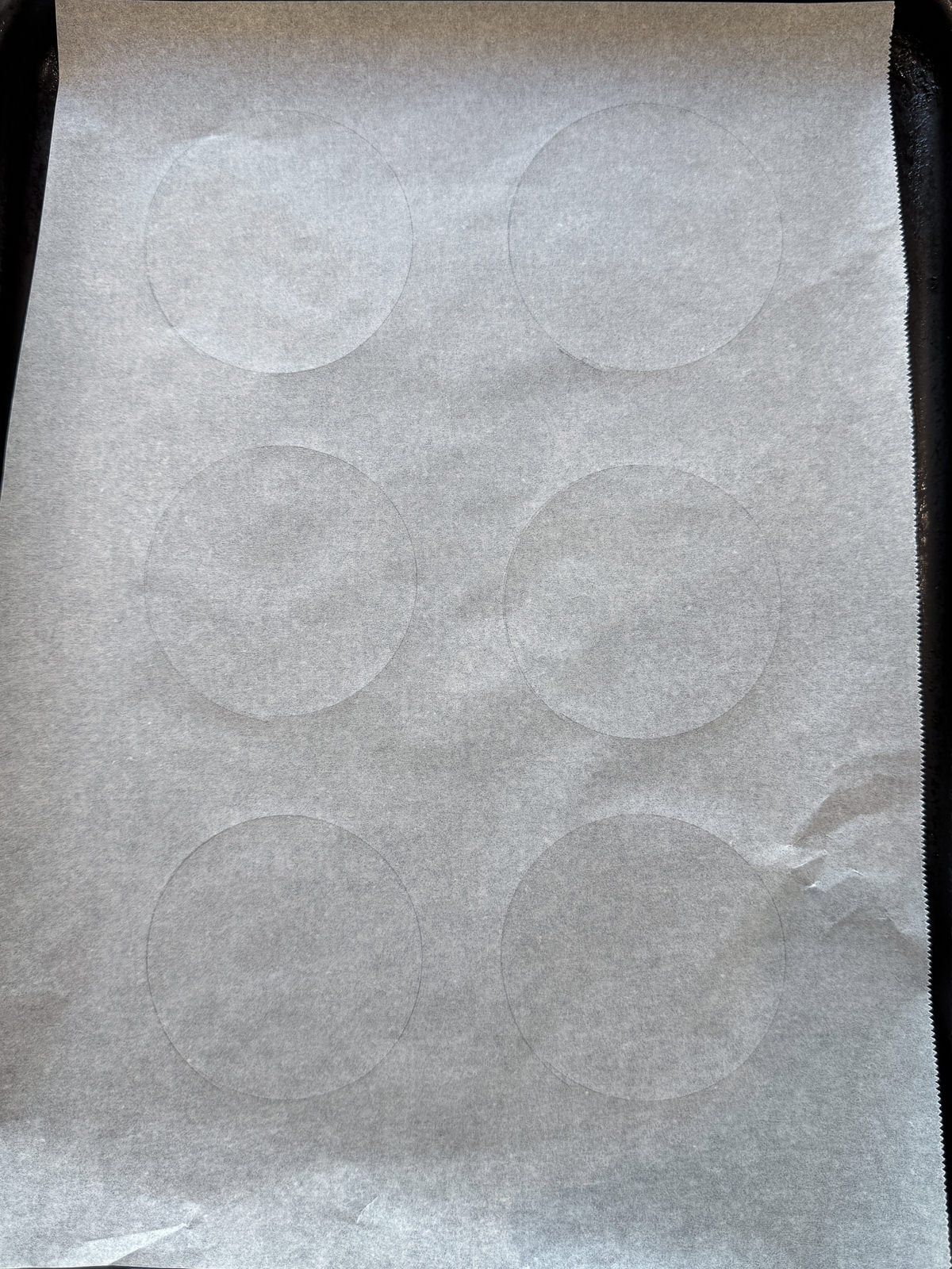 circles for piping meringue