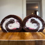 chocolate cherry Swiss roll