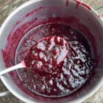 blueberry and lime compote