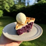 classic blueberry pie