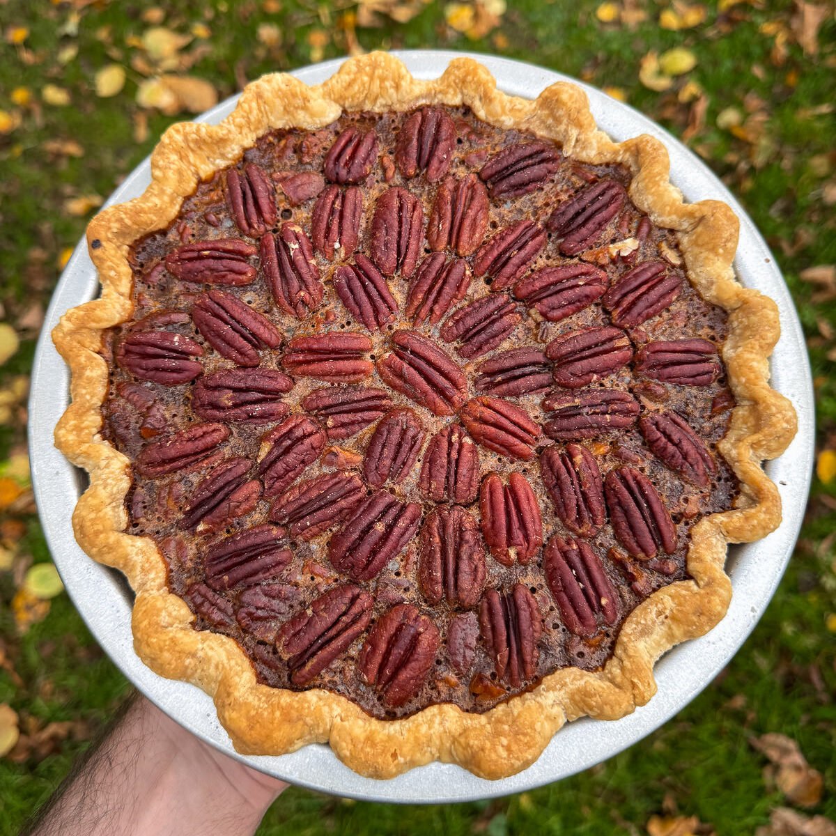 brown butter bourbon pecan pie