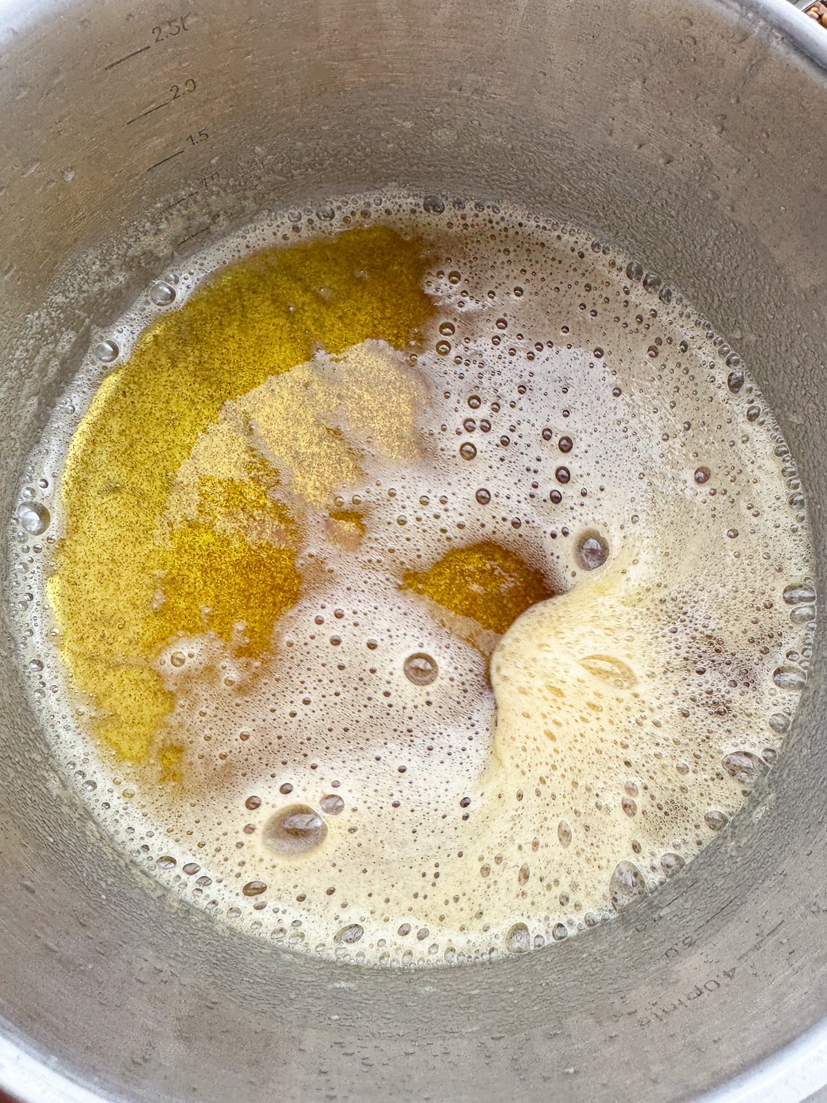 brown butter for toffee sauce