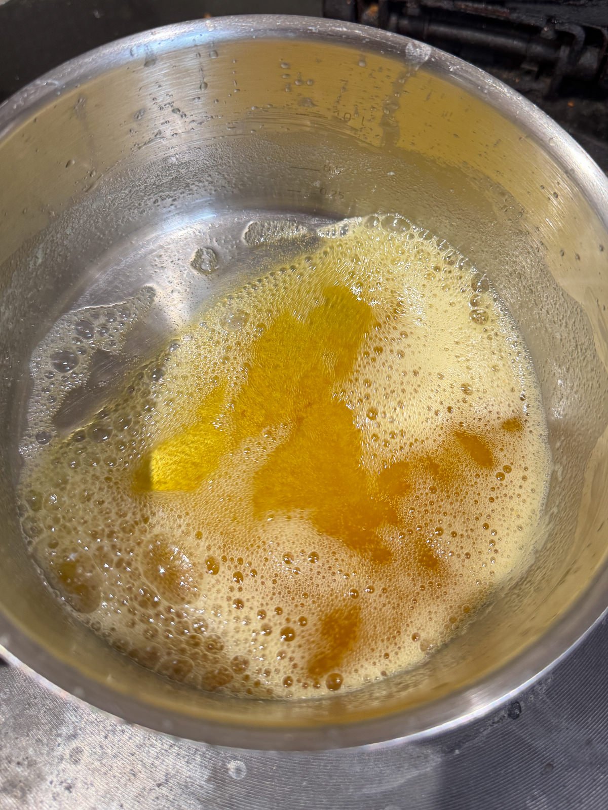 brown butter in a pan