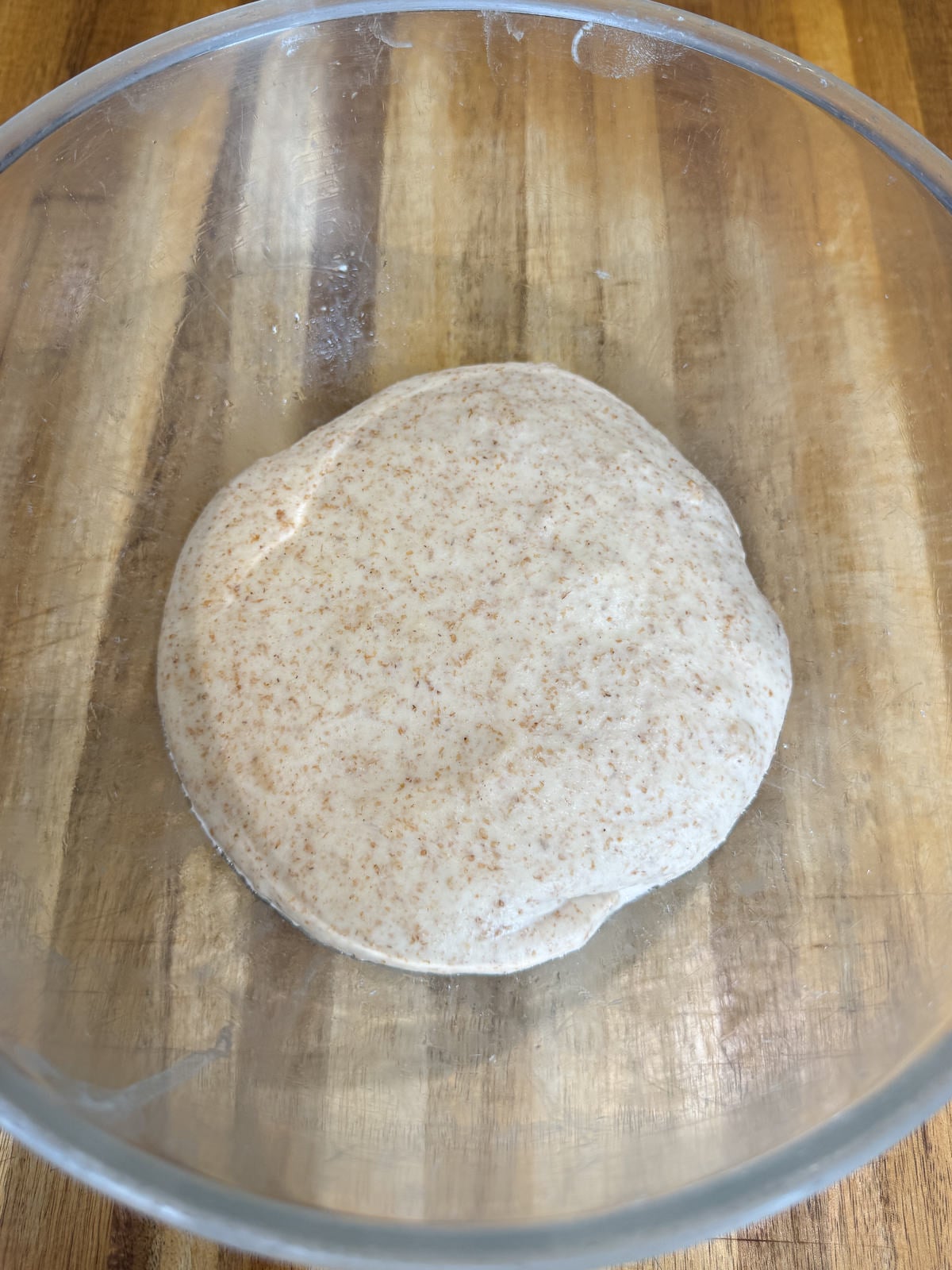 bulk fermented dough