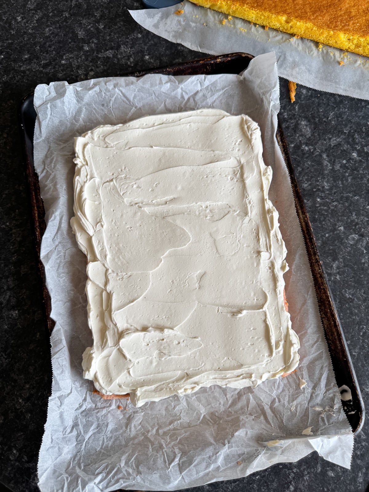 buttercream layer