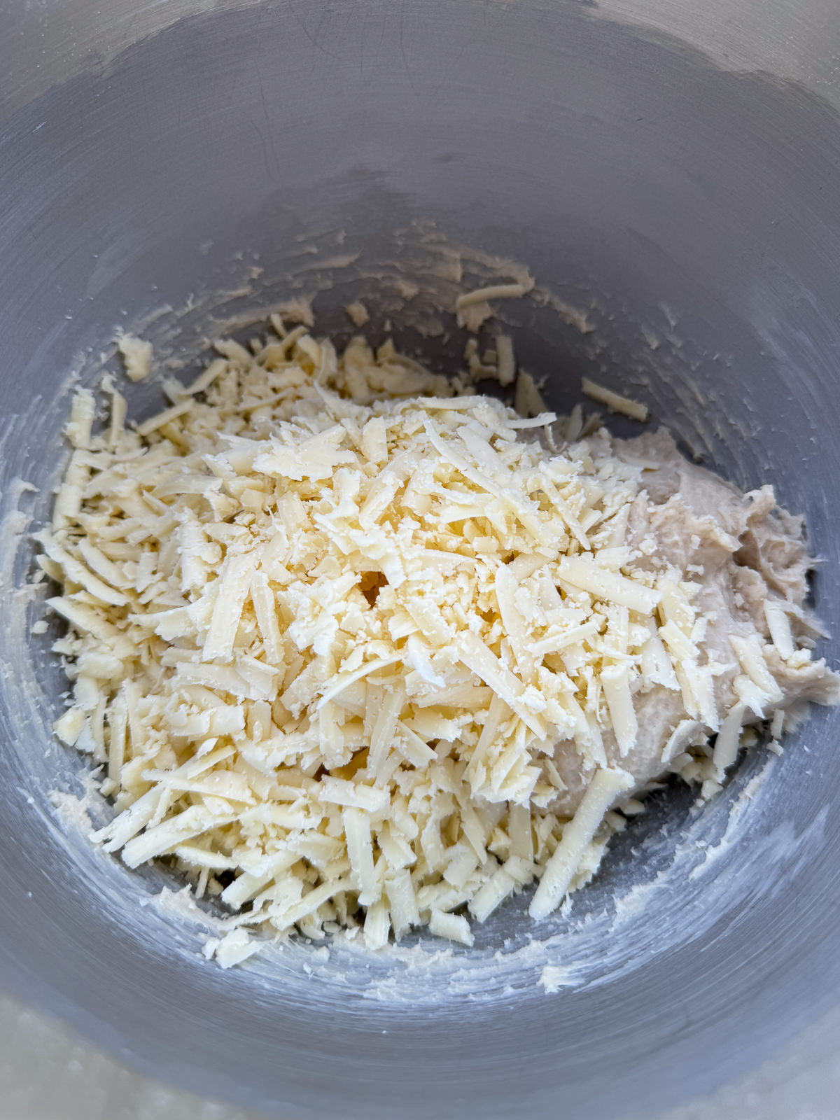 cheddar in bread dough