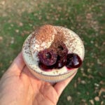 malted white chocolate mousse