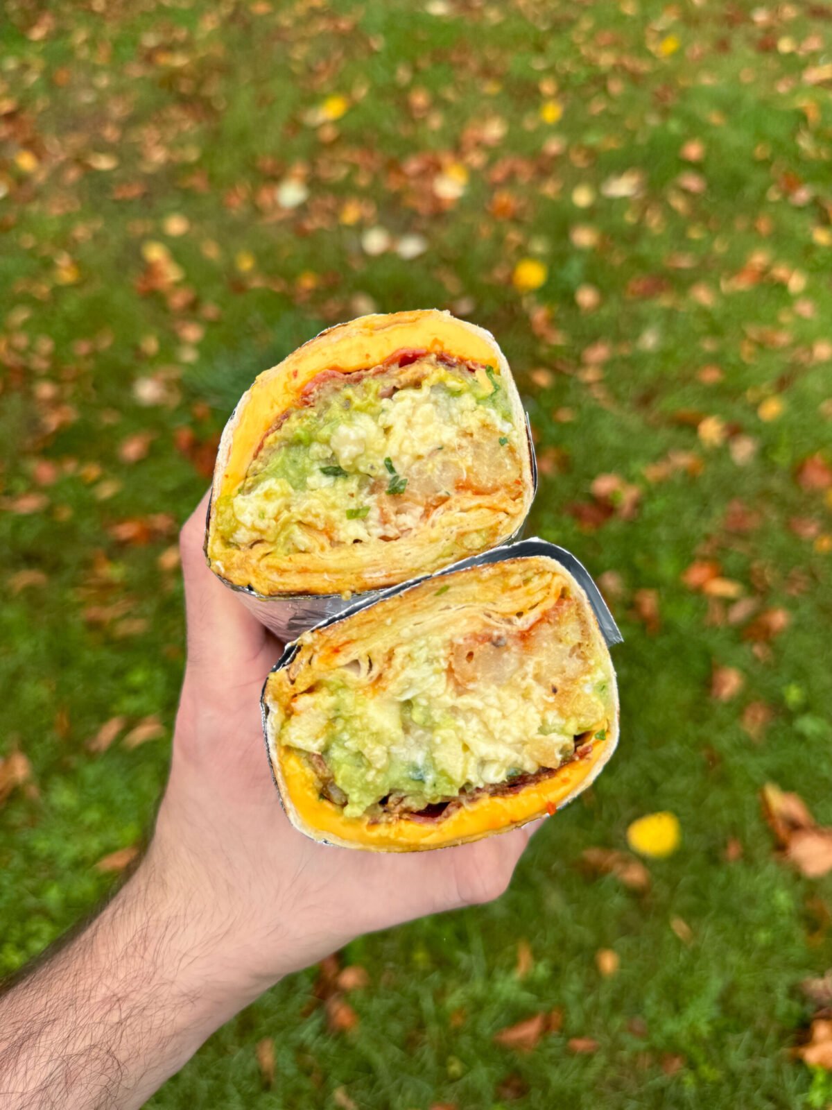 chorizo breakfast burrito