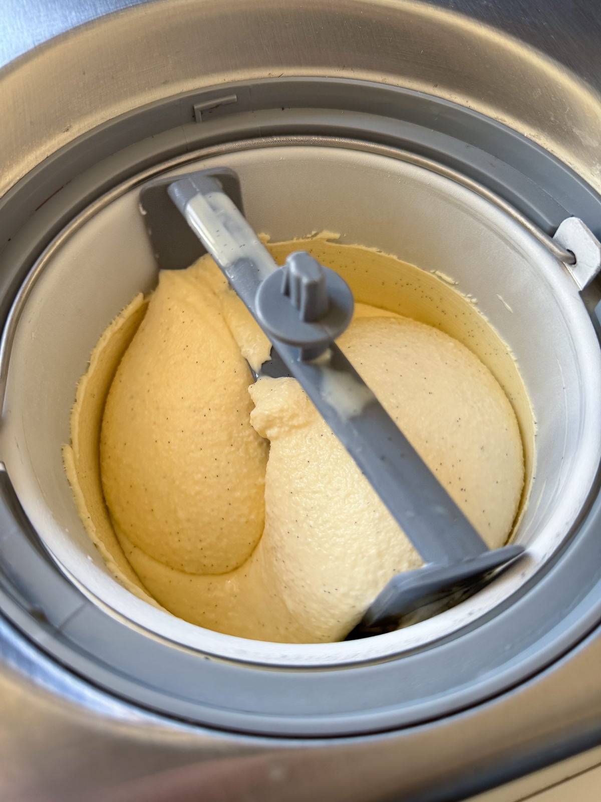 churned ice cream