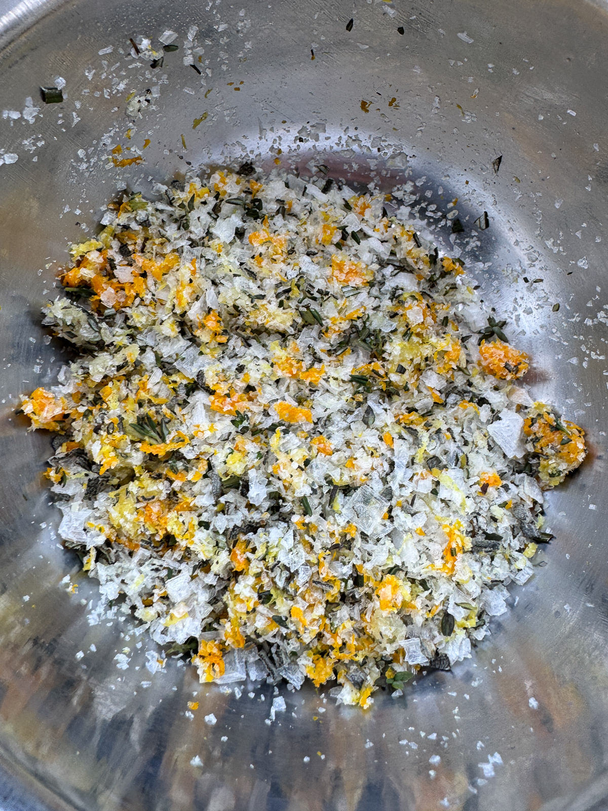 citrus garlic dry brine for turkey