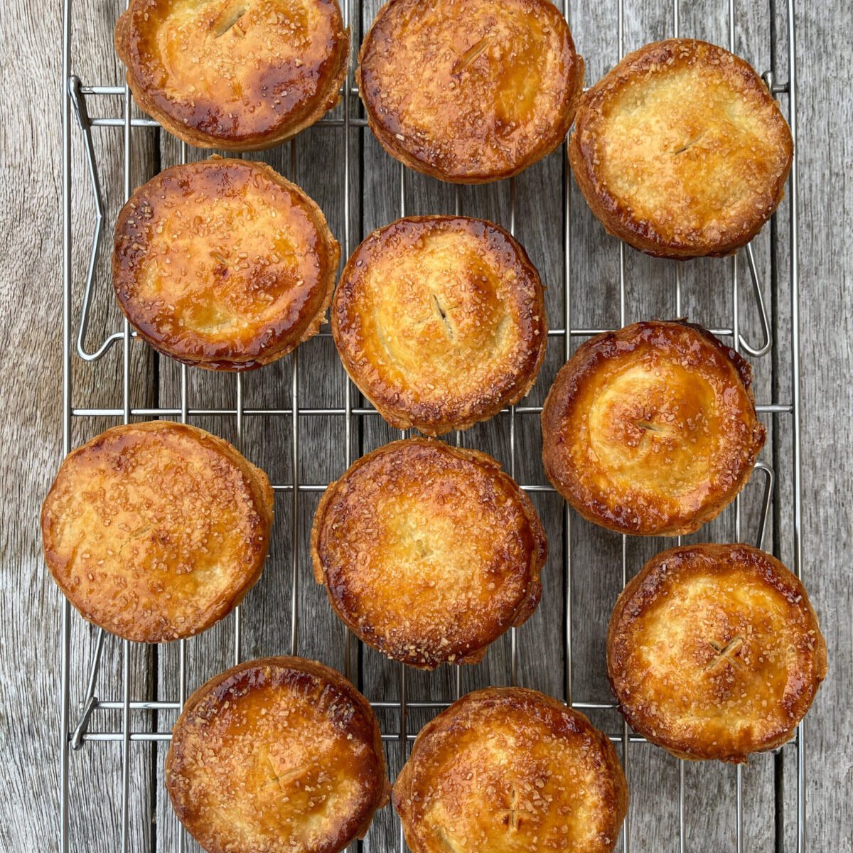 classic mince pies with demerara sugar