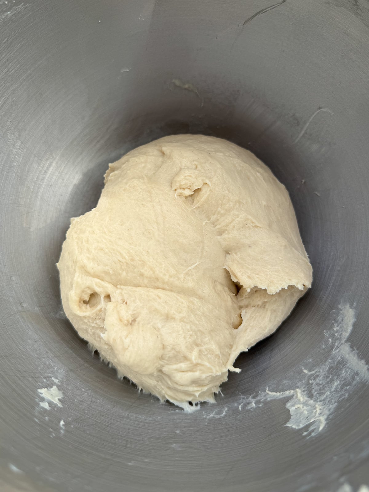 mixed coconut milk dough