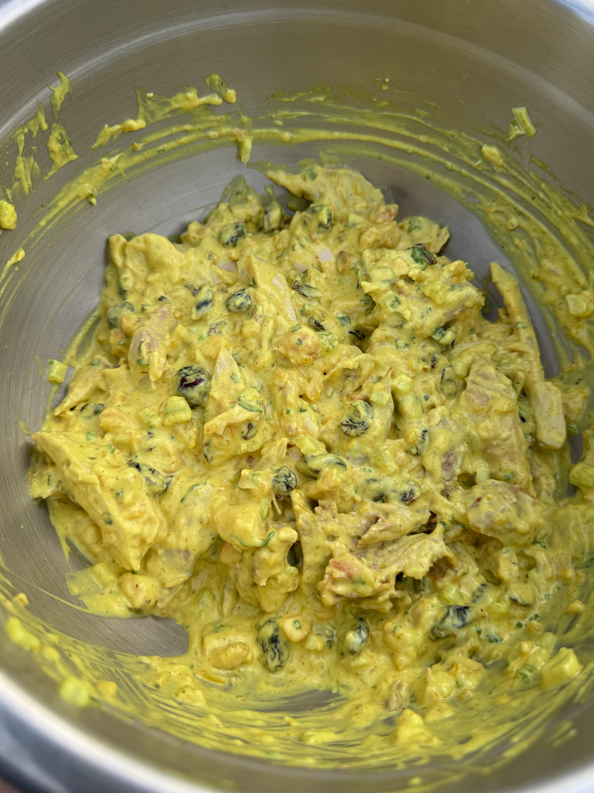 Coronation chicken with turkey instead