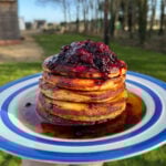 maple cottage cheese pancakes