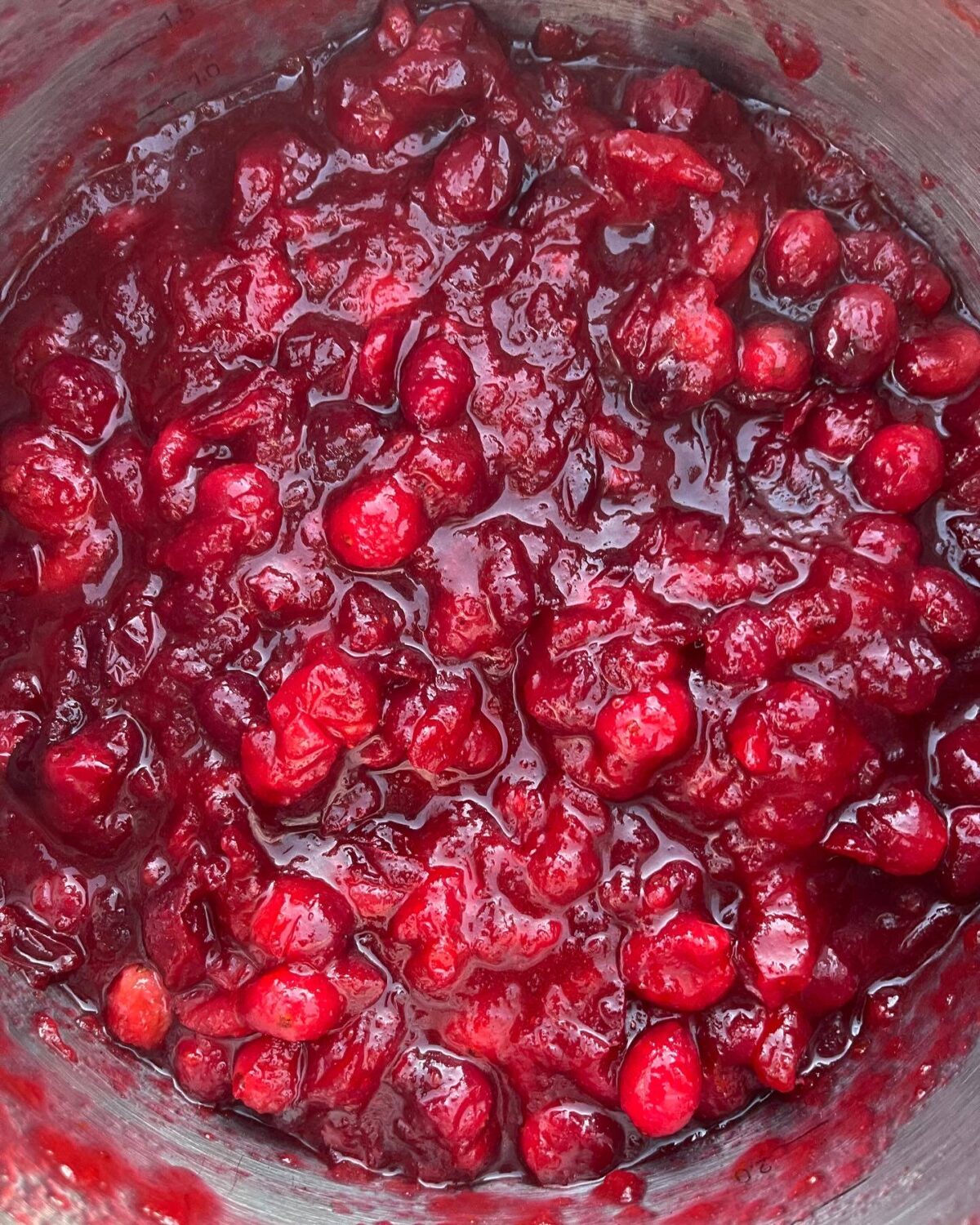homemade cranberry sauce