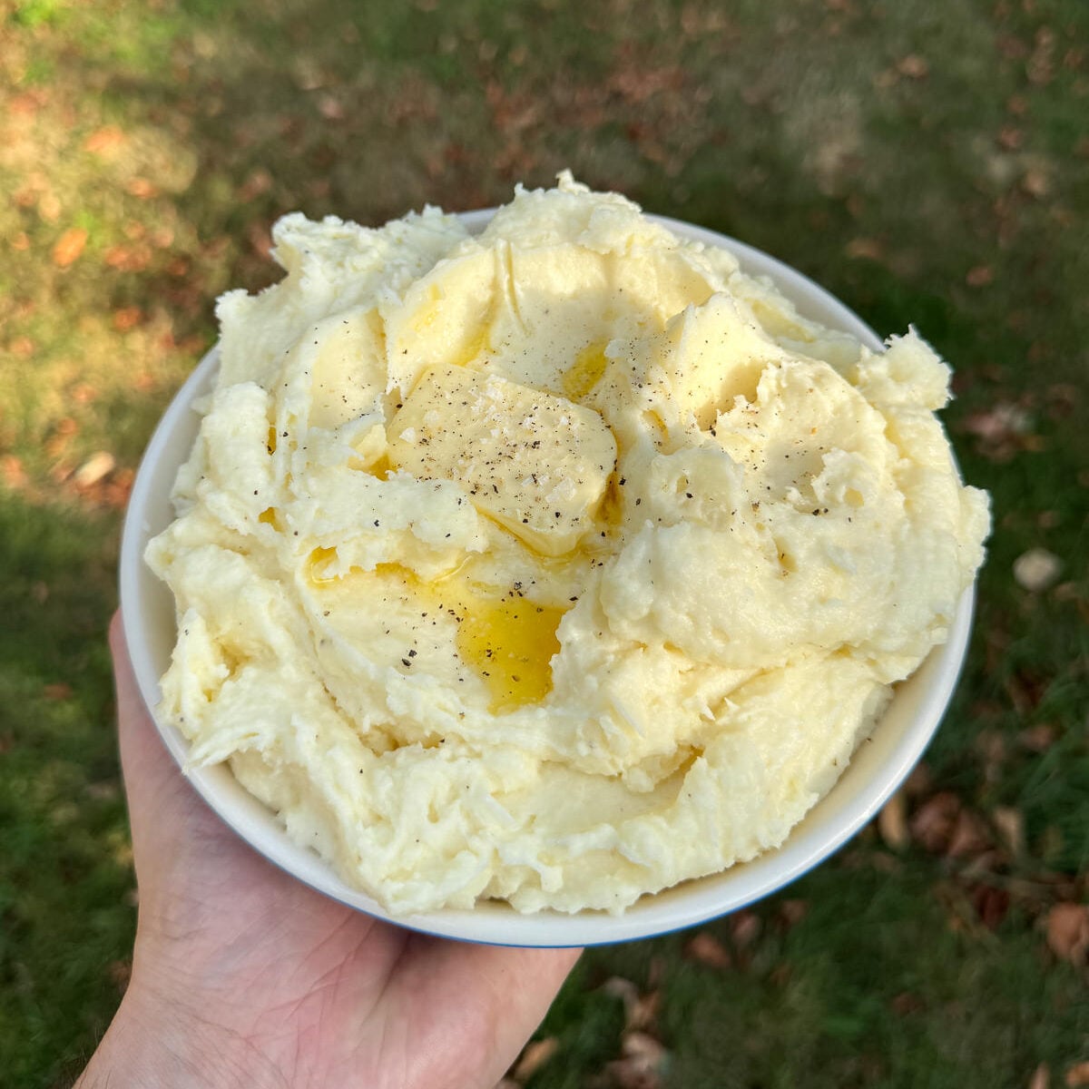 crème fraiche mashed potato