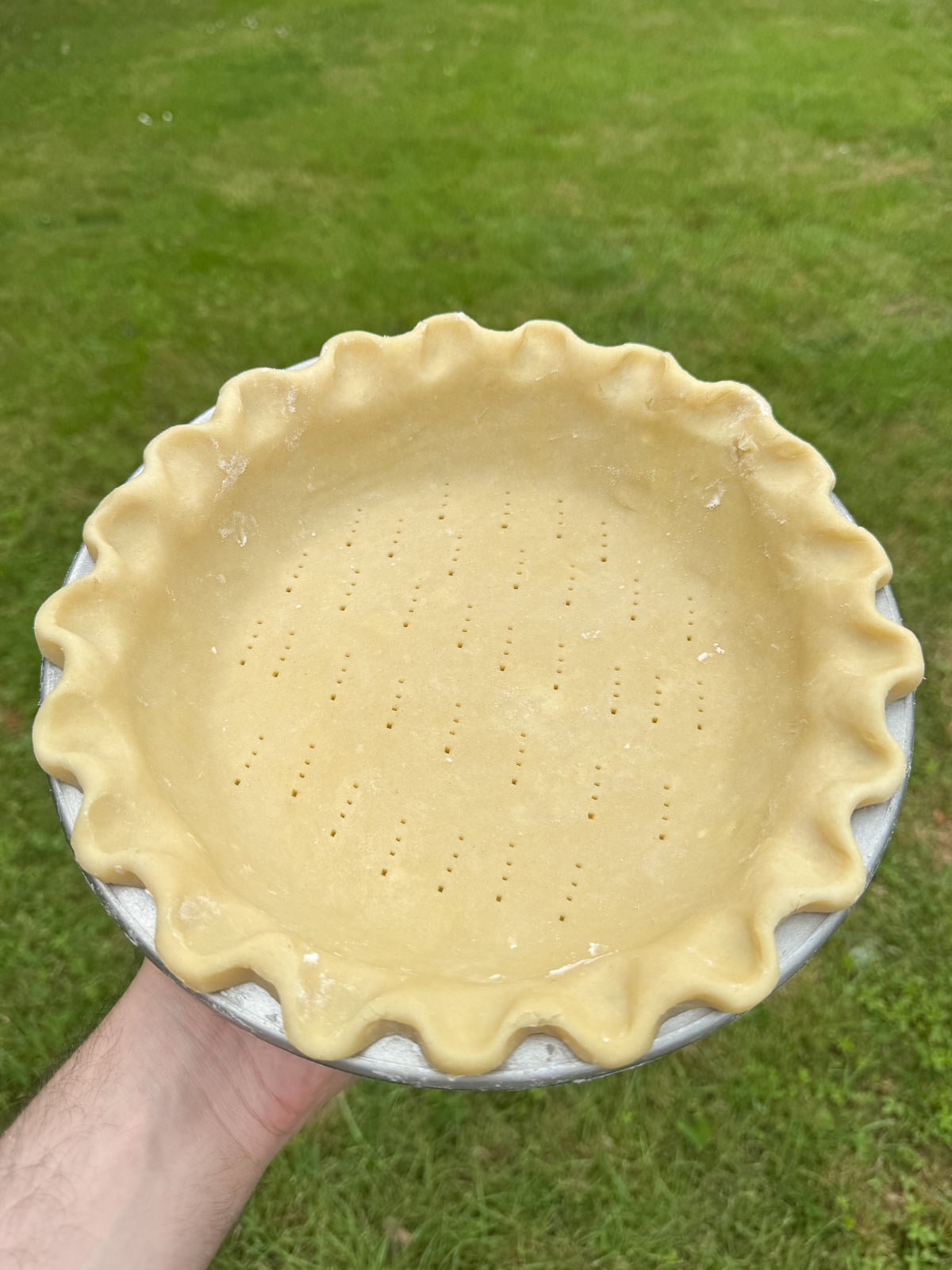 fluted crimp pie crust