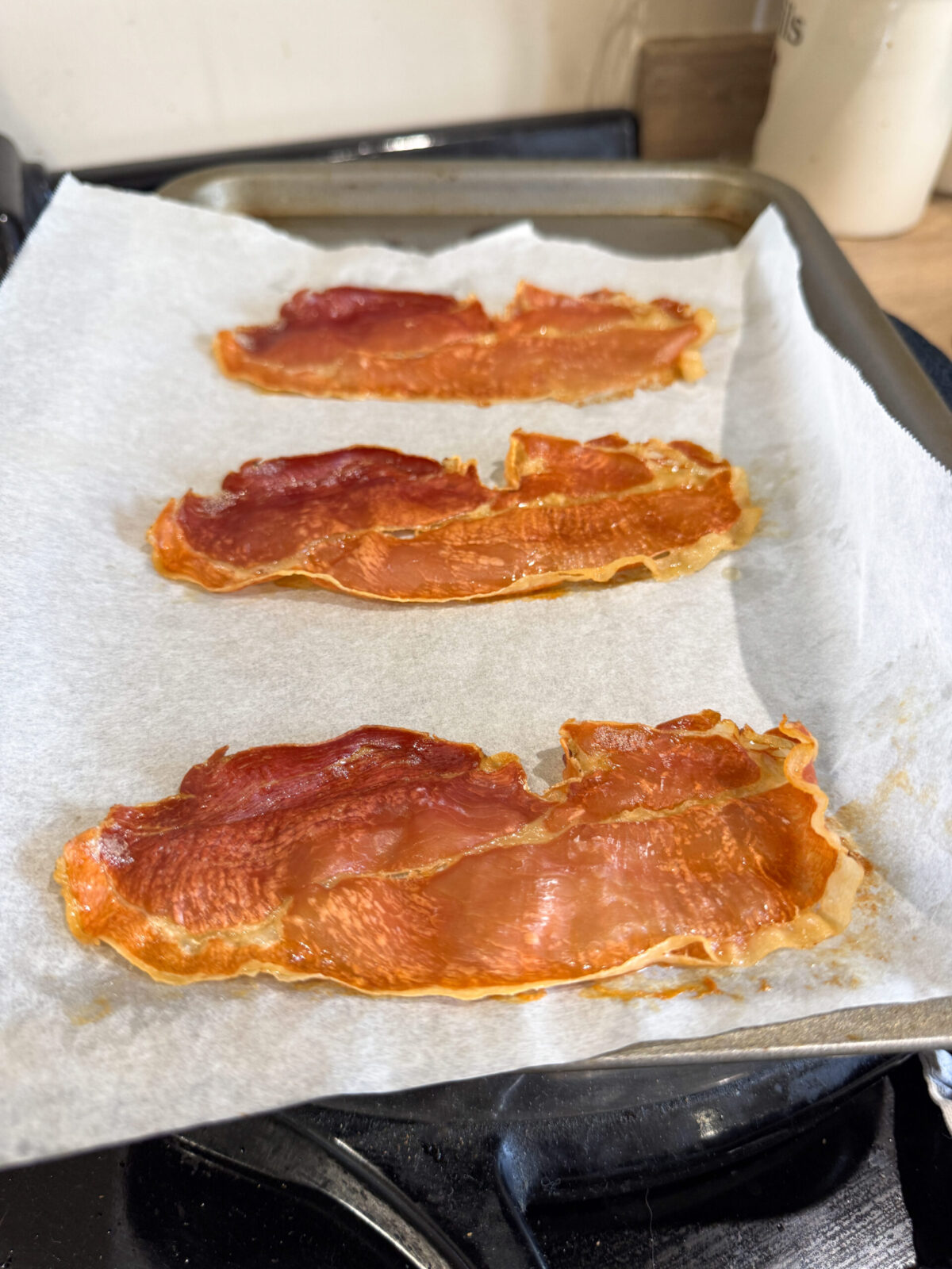 crispy oven baked prosciutto