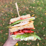 crispy prosciutto club sandwich