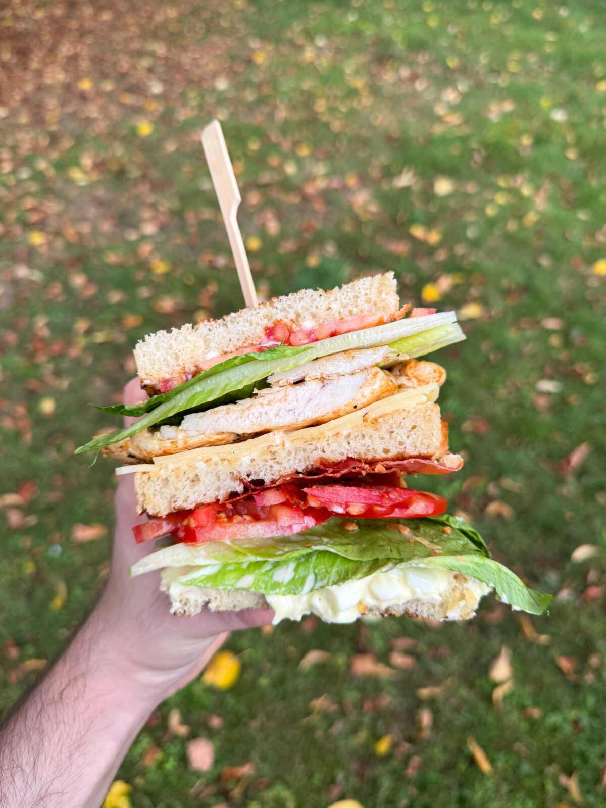 club sandwich layers