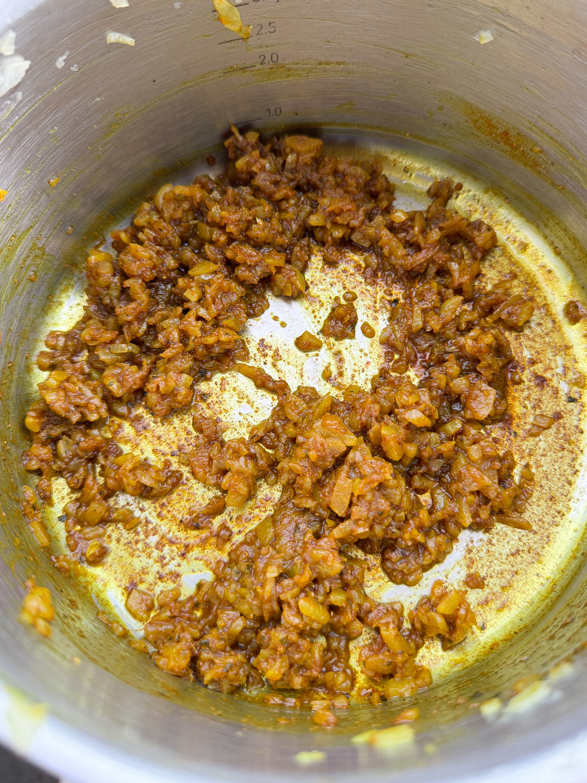 curry onion base for Coronation dressing