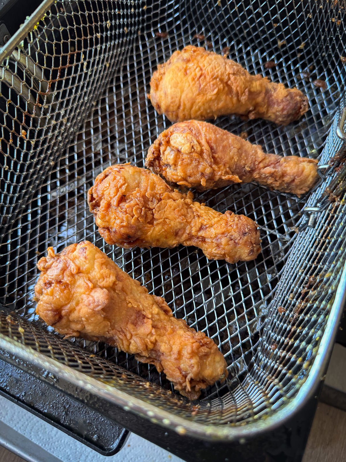 deep fried chicken pieces with crispy golden brown coating