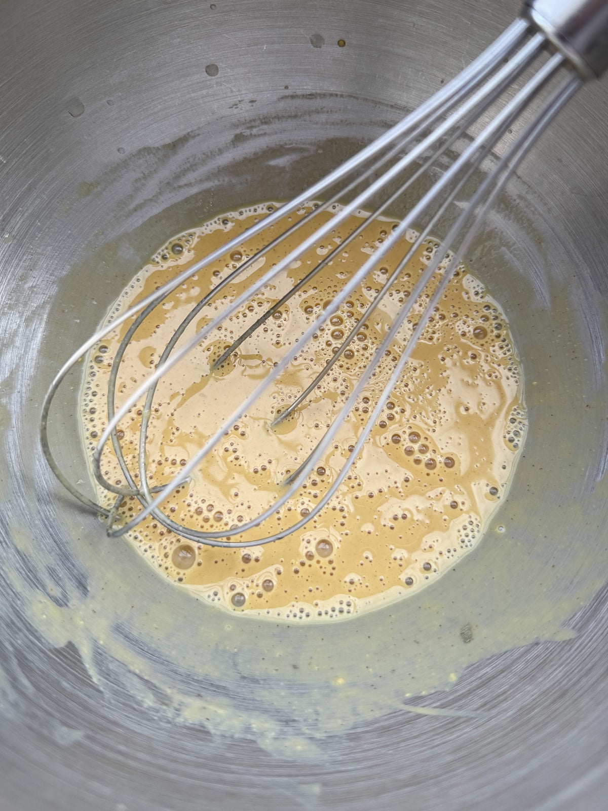 dijon mustard mixed with vinegar for dressing base