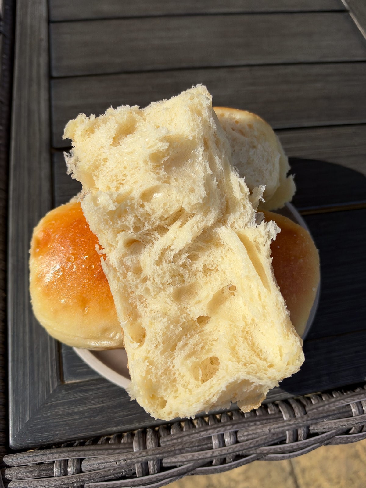 dinner roll fluffy crumb