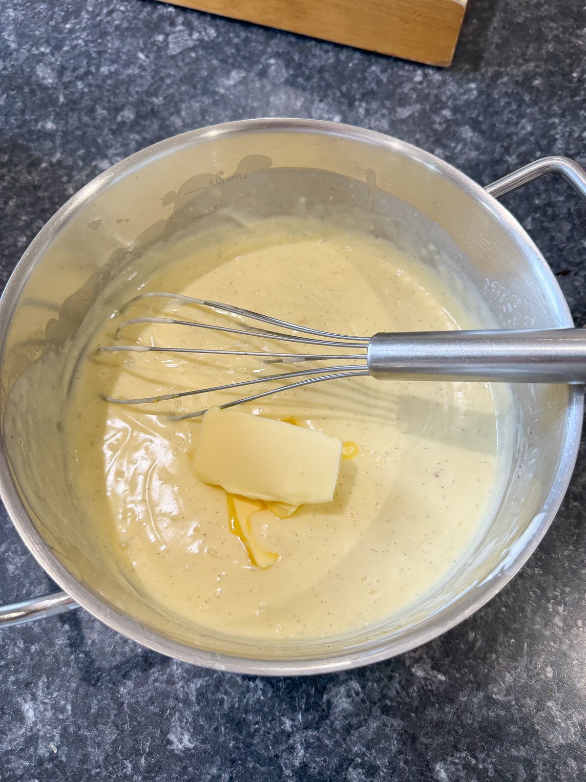butter enriched custard