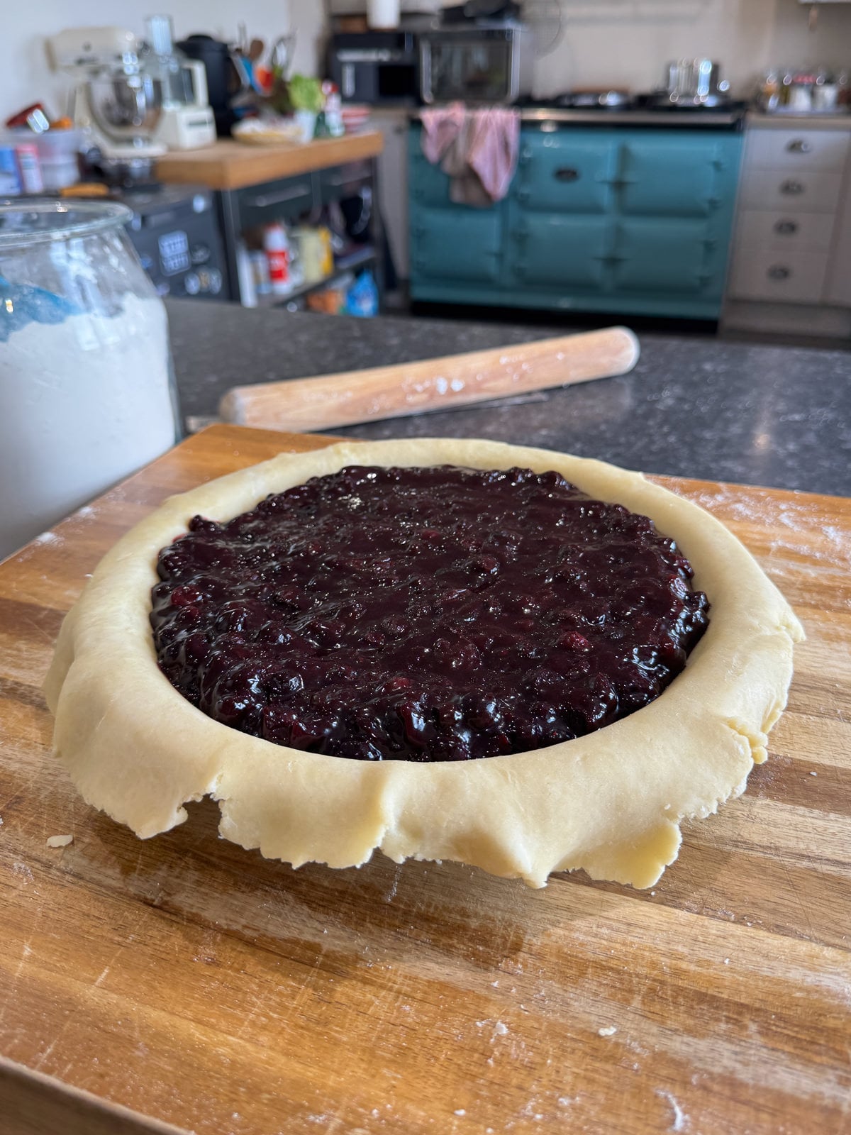 filled pie crust