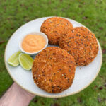 crispy deep fried gochujang fish cakes