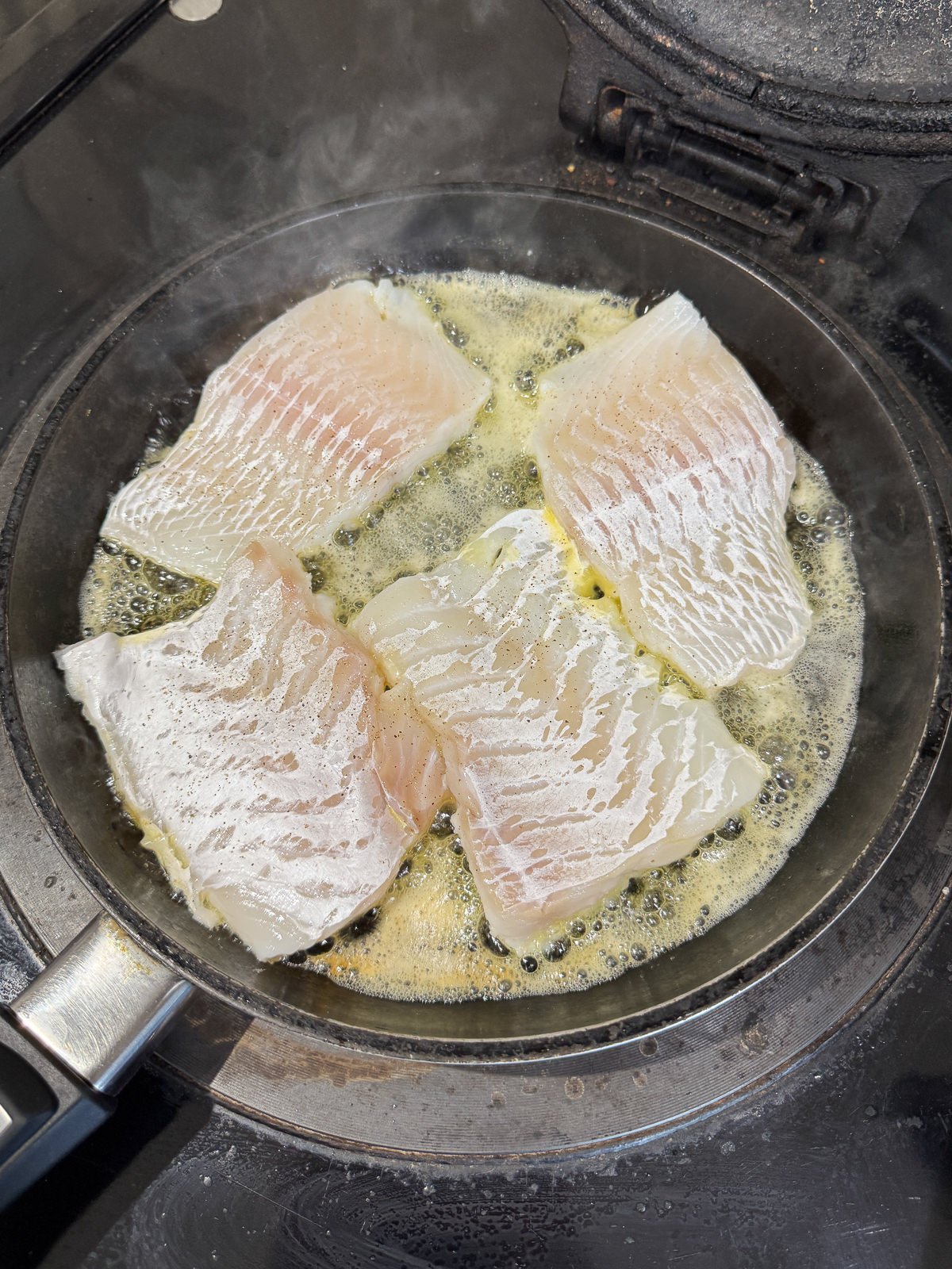 fish fillets cooked in butter