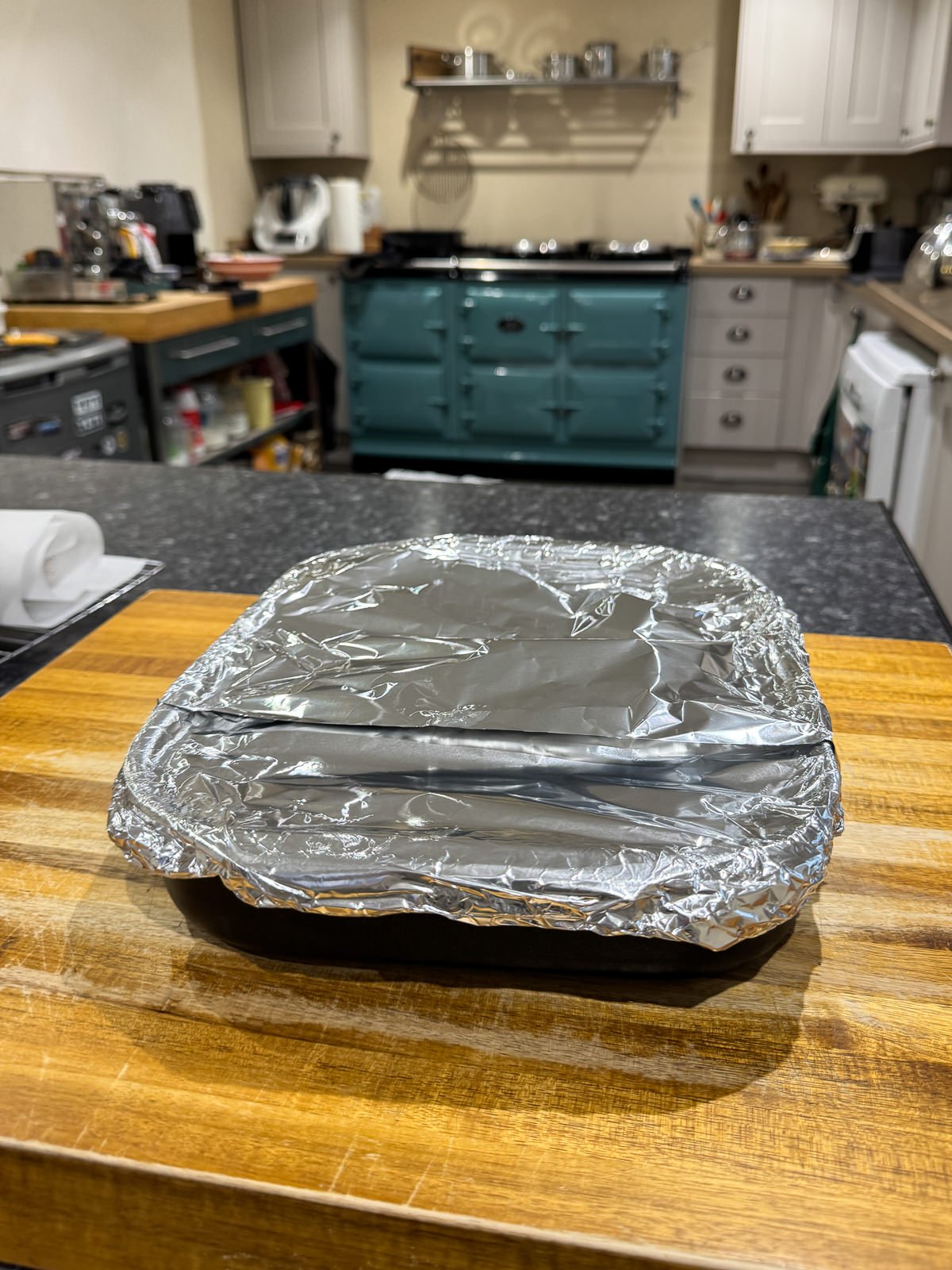 foil wrapped tin