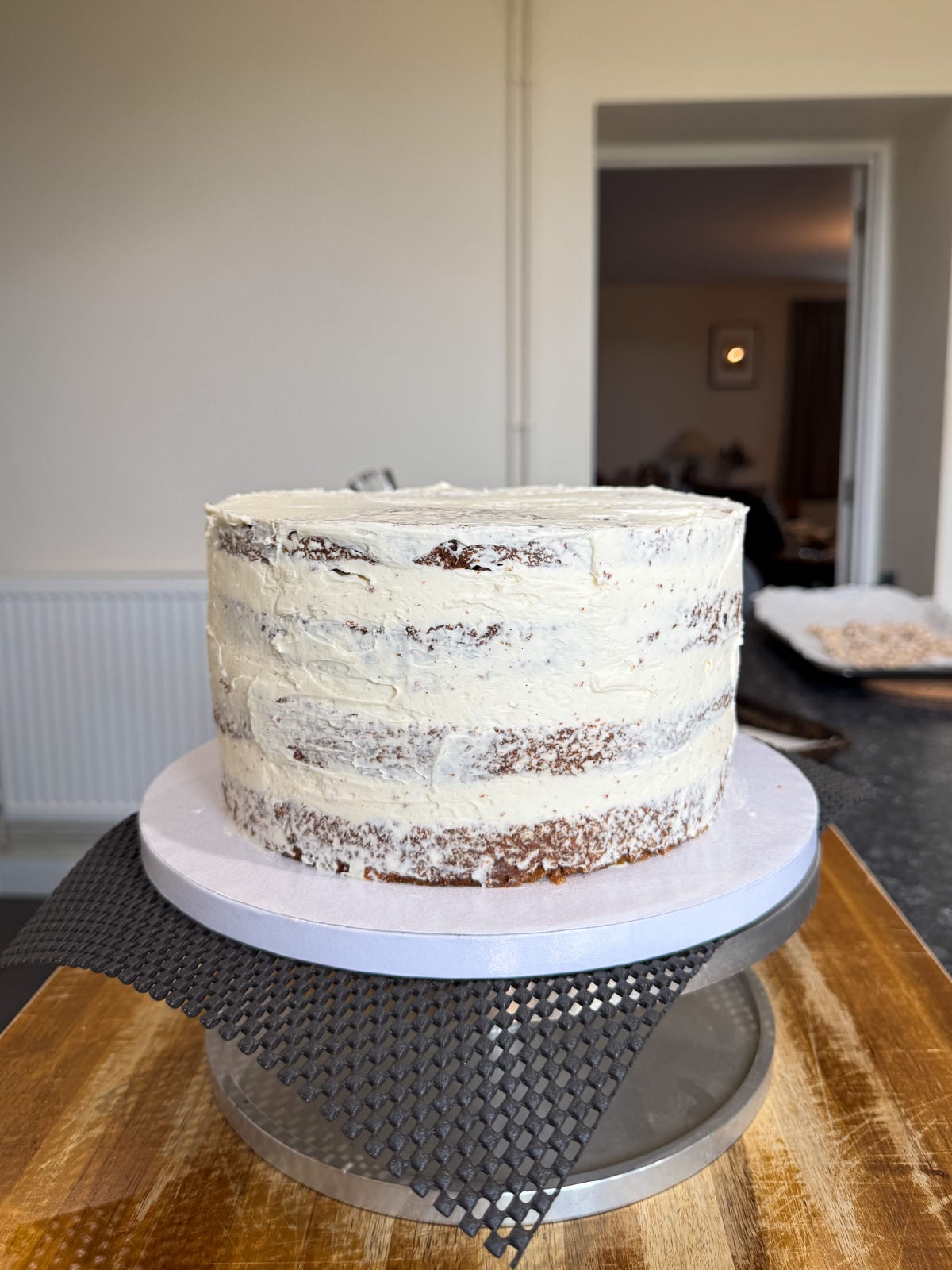 frosting crumb coat