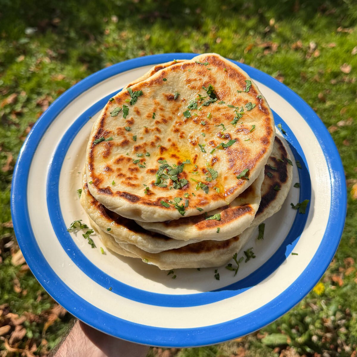 garlic butter naan