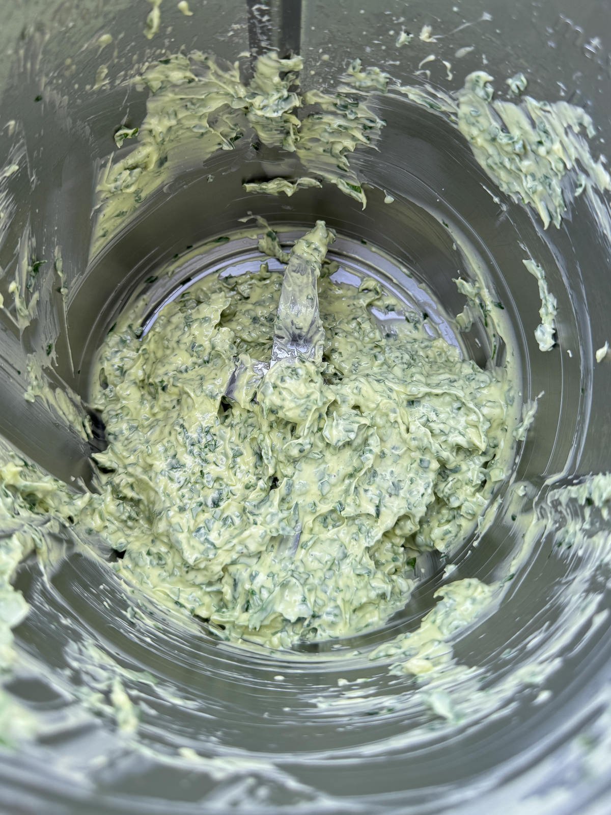 garlic parmesan butter in blender