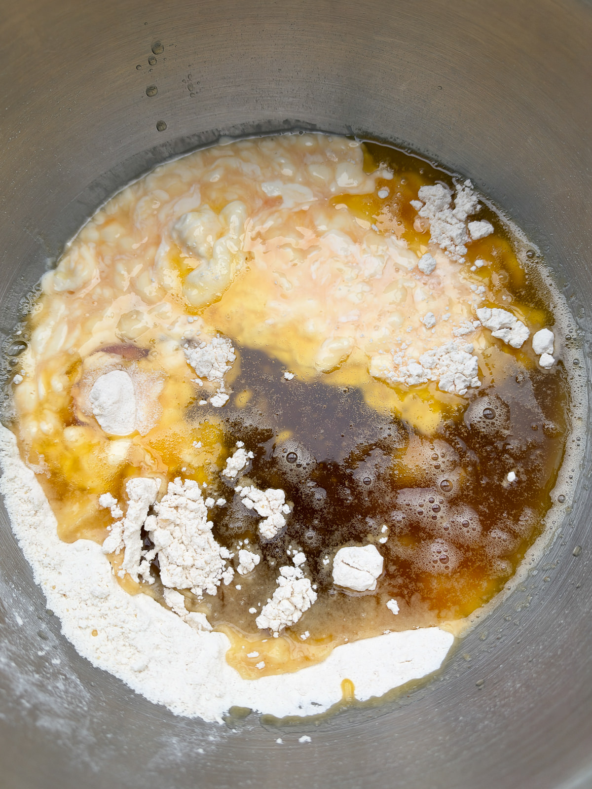 golden syrup cake batter all in one method