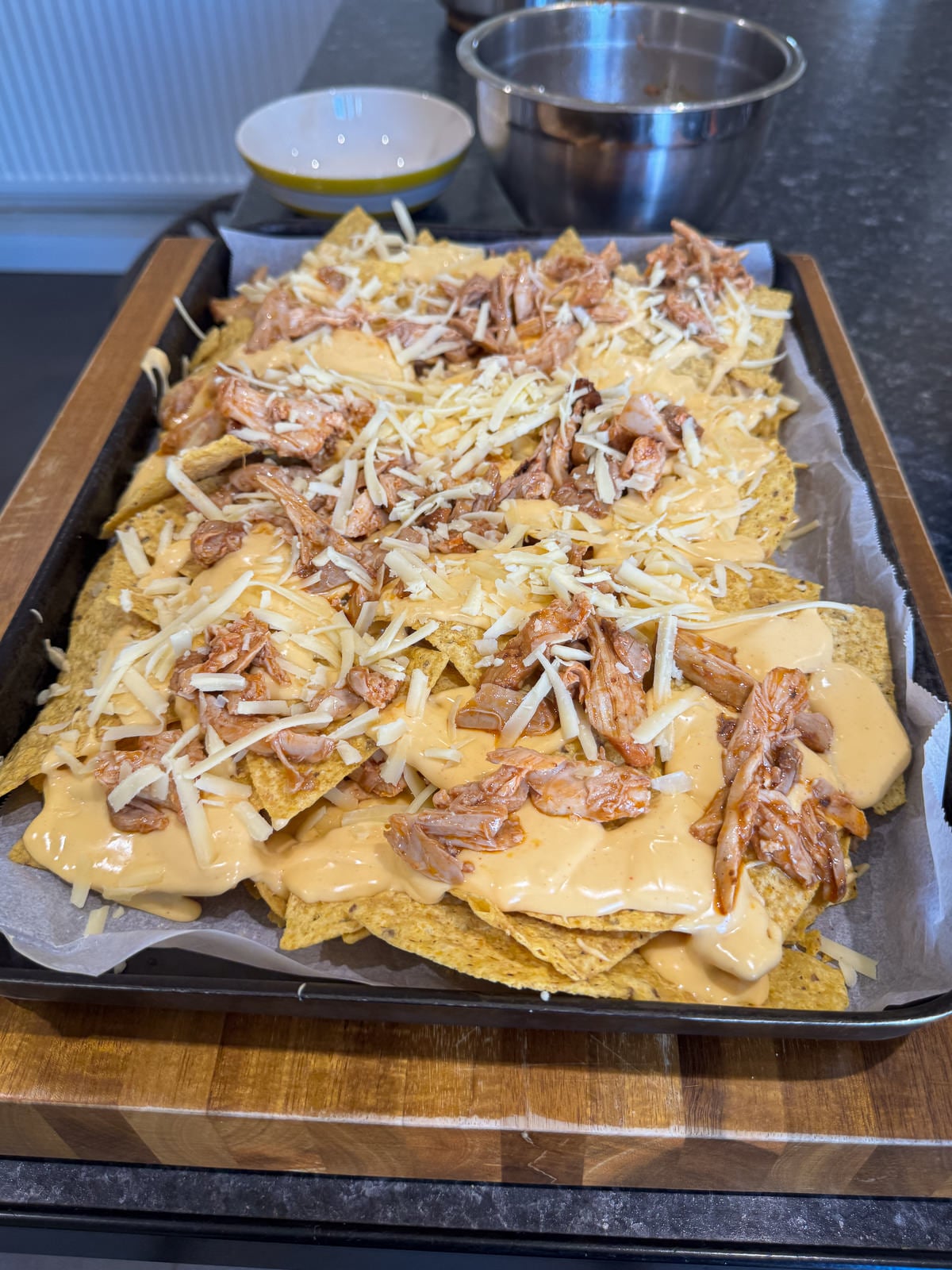 grated cheese nacho topping