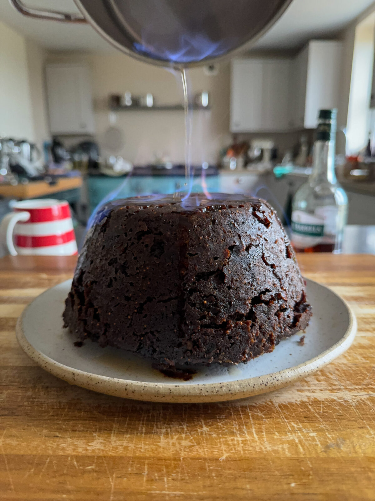 homemade Christmas pudding