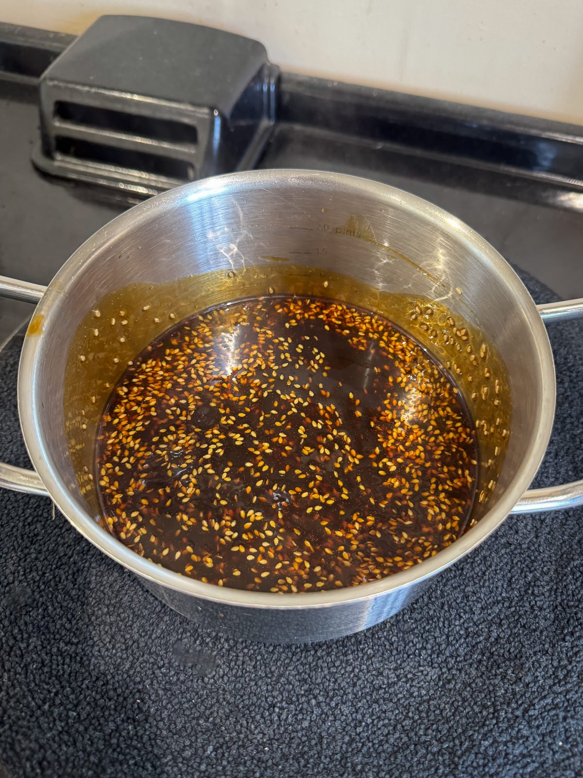 hoisin sauce sesame seed honey glaze
