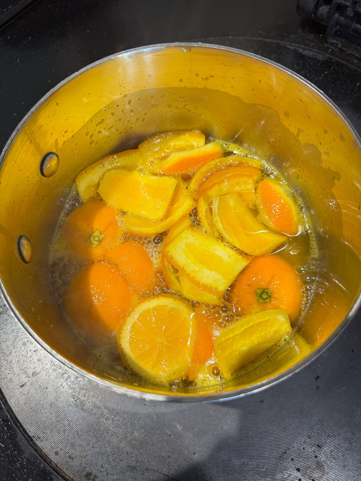 homemade orange syrup