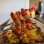 hot honey sage Christmas pigs in blankets